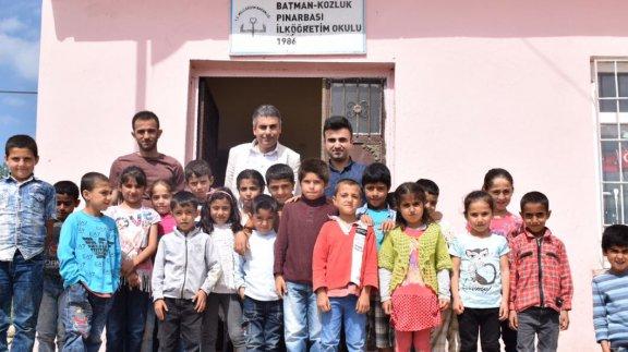 Ömer TOPRAK, Köy Okullarını Ziyaret Edip İncelemelerde Bulundu. 