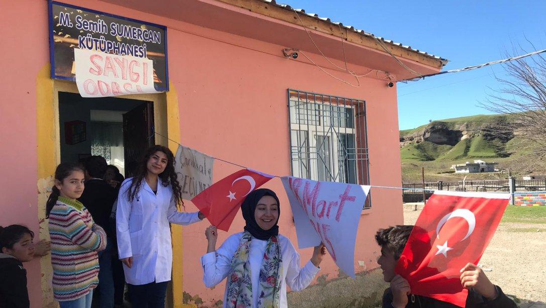 Pınarhisar İlkokulu/Ortaokulundan 18 Mart´a Özel "Saygı Odaklı" Anma Programı