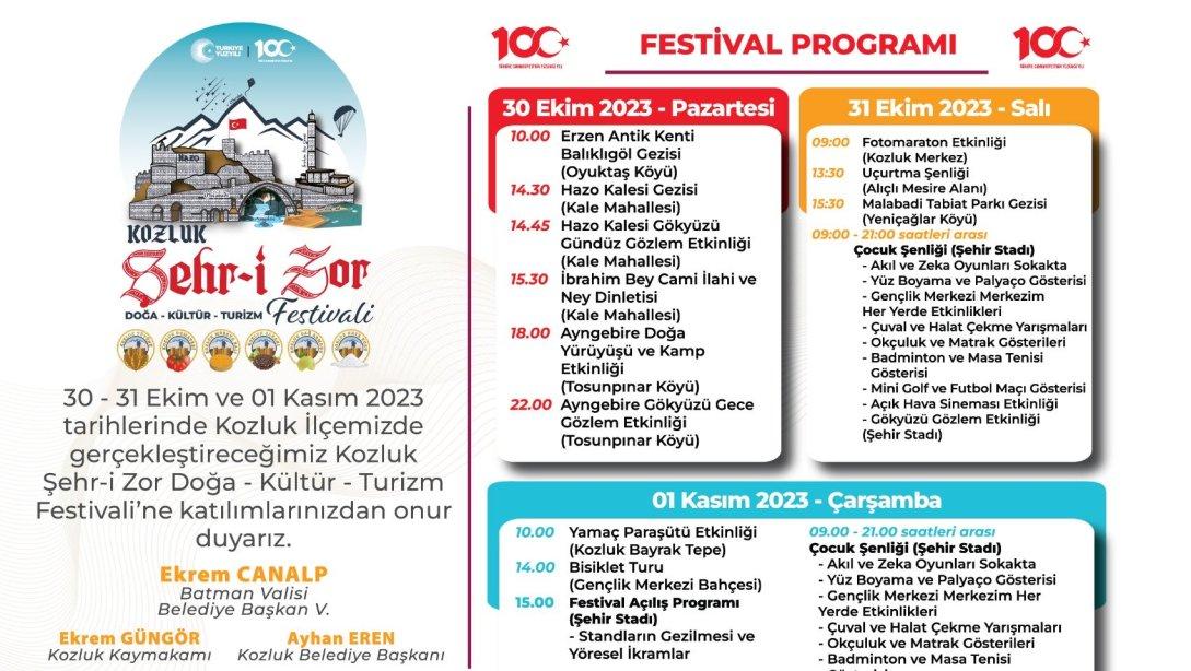 Kozluk Şehr-i Zor Doğa Kültür Turizm Festivali