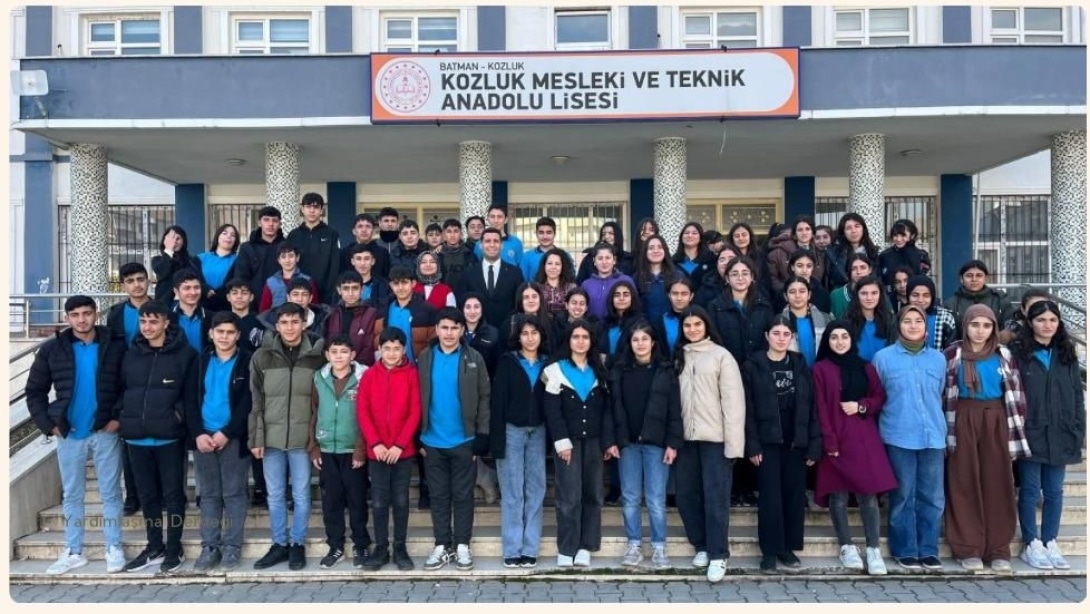 KOZLUK MESLEKİ VE TEKNİK ANADOLU LİSESİNDEN TEV BAŞARISI